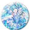 58mm Glossy Hatsune Miku Badge Anime Cartoon Hatsune Miku Peripheral Barji Goods Hanging Brooch Badge Toys Gifts