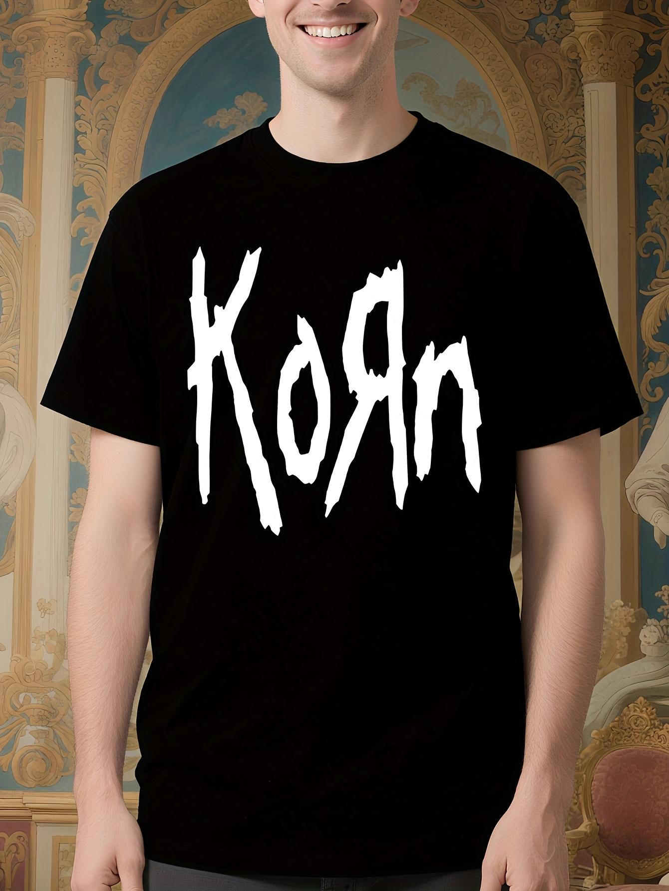 Korn Band Graphic Tshirt - Heavy Metal Band Logo Tee XXXXL