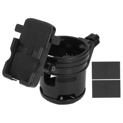 Bike Cup Holder with Phone Holder Foldable 3 In 1 Adult Bike Dual Cup Holder Attachment for
