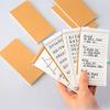 4 Typy Kraftový Papír Zápisník Plánovací Papír Prázdný Zápisník Přenosný A Odtrhávací Zápisník Ins Blok na Poznámky Seznam Úkolů Plánovač Zápisník