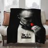Classic Film The Godfather Blanket Design Lightweight  For Dorms, Naps, Living Room, Office,Sofa,All-Season