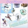 Exquisite Genshin Impact Barbatos Keqing Barbara Acrylic Figure Stand For Display Decor
