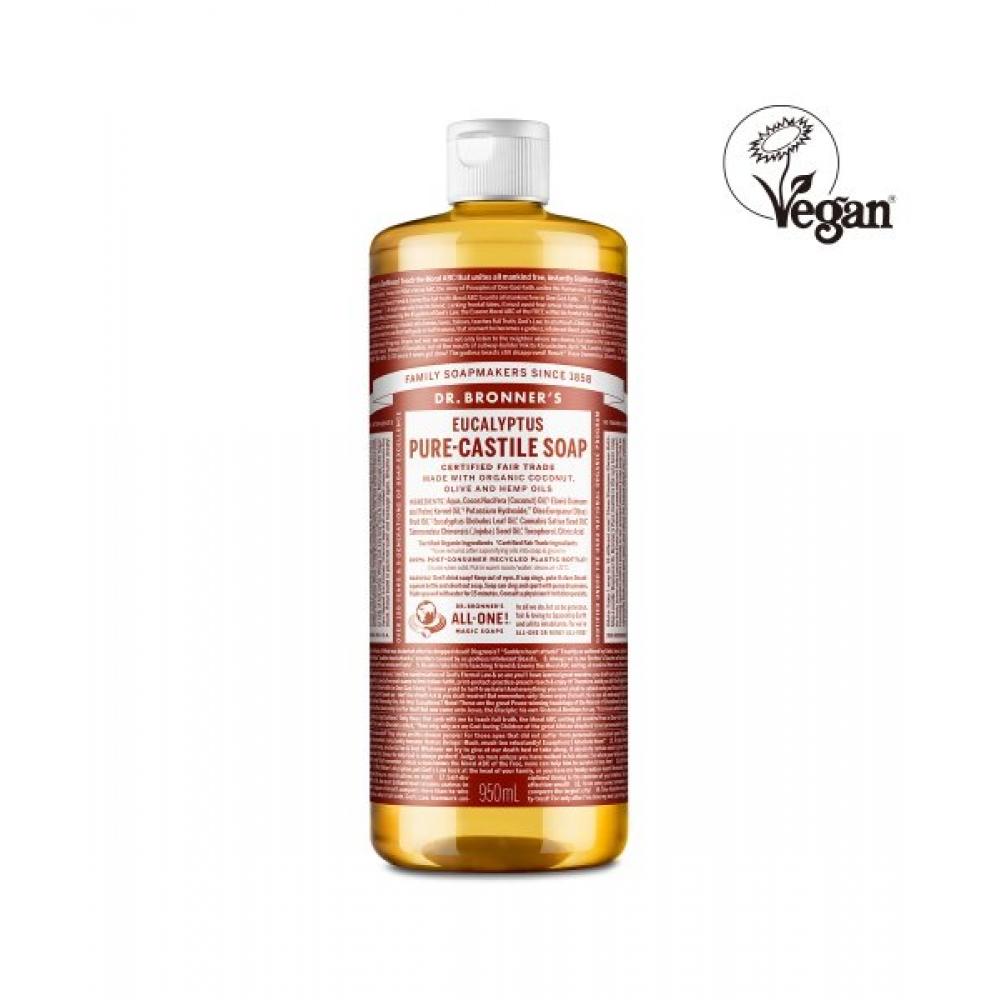 Dr.bronner S [face   Body cleanSer] eucalyptuS Pure caStile Soap 950 Ml Eucalyptus 950 ml