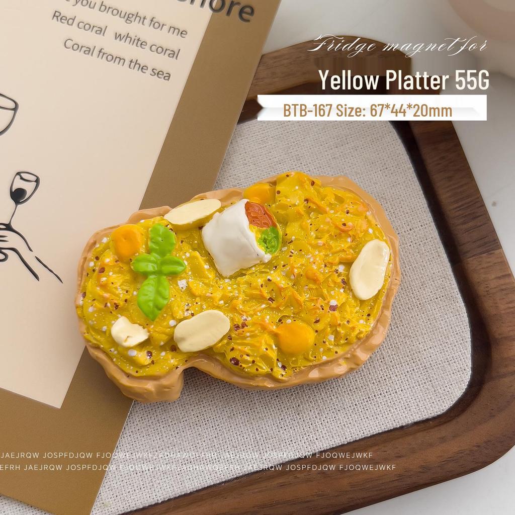3D Chinese Style Food Magnet: Lobster & Noodles Hot Pot with Mantis Shrimp Sticker