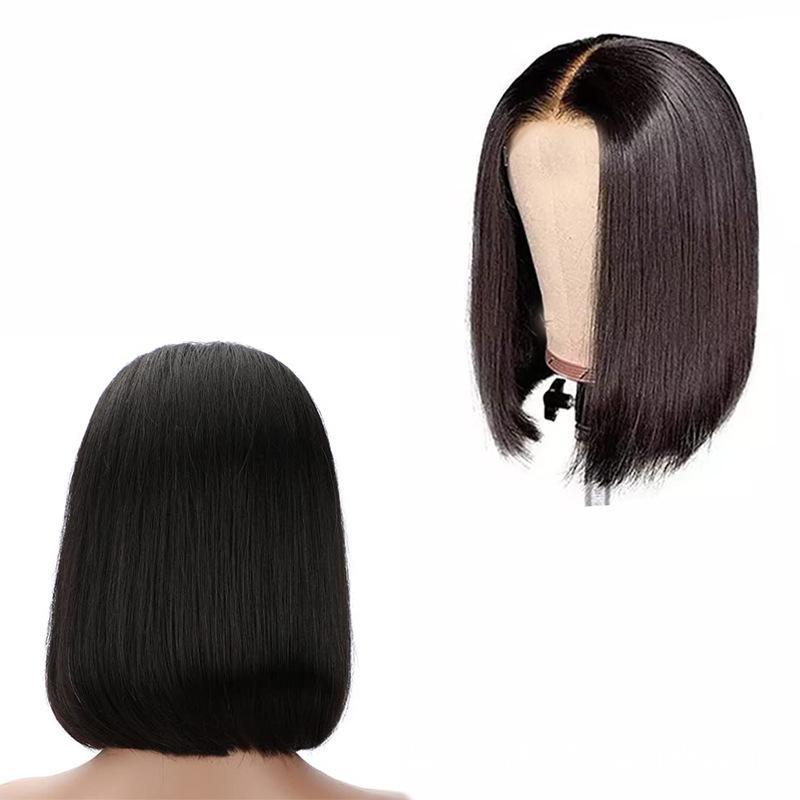 European and American fashion wig BOBO head medium bangs wig head cover Bobo head spot