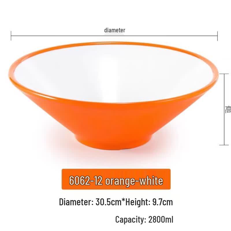 Bozhen Chef s Craft Commercial Melamine Noodle Bowl