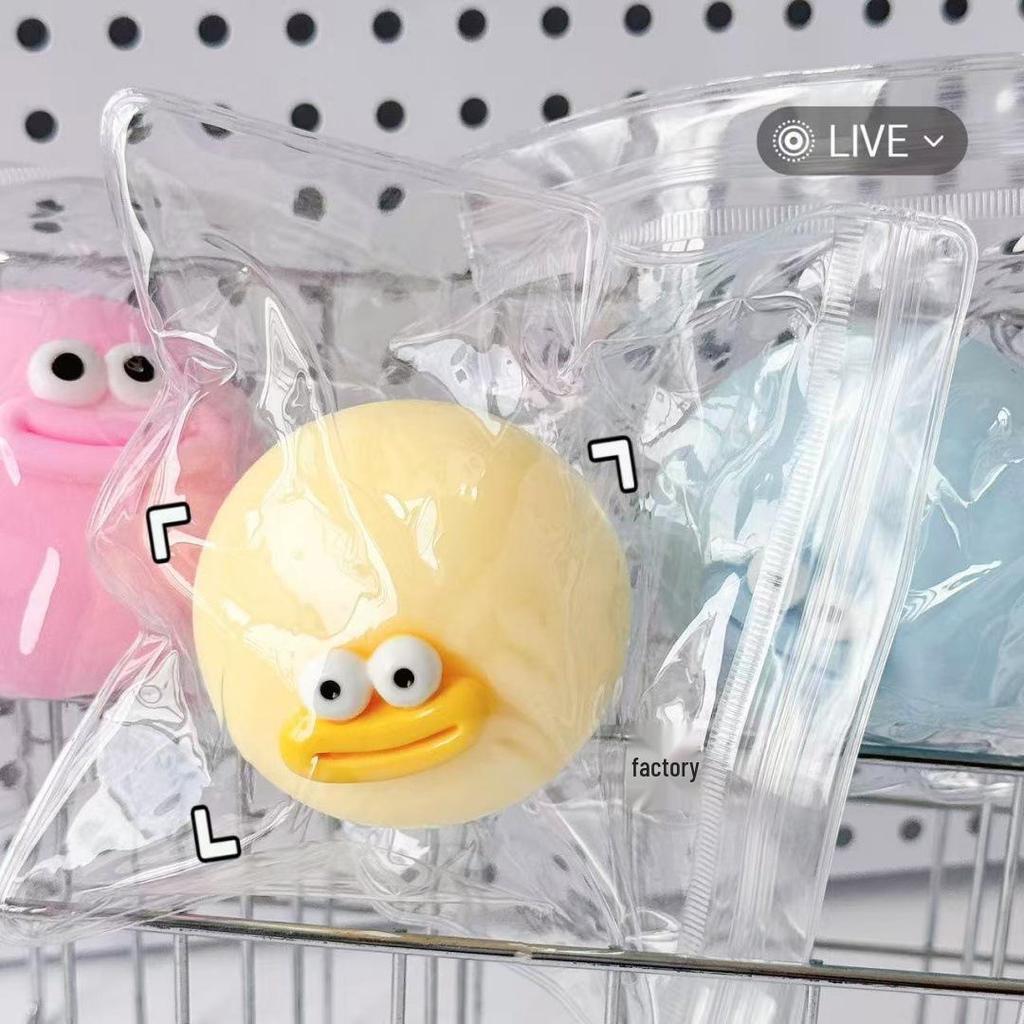 Internet Celebrity Duck Squeeze Toy - Cartoon Animal Stress Relief & Novelty Gift