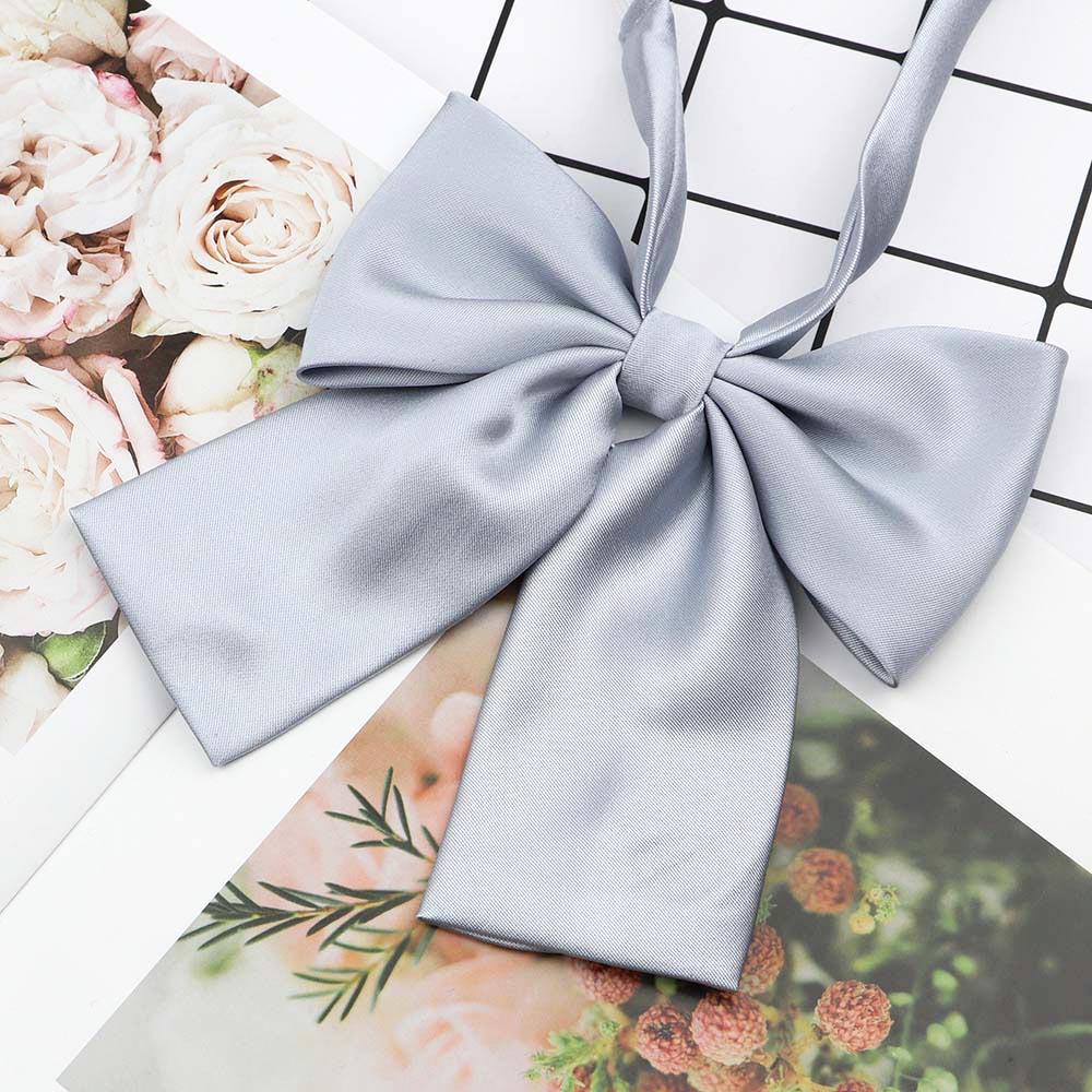 Perfect Match Colorful Women‘S Shirts Bowtie Ladies Girl School Wedding Party Bowknot Pink Bule Black Classic Butterfly Knot Suits Accessories
