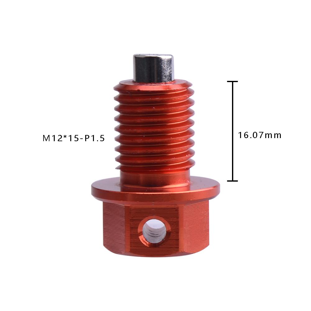 Universal M8*1.25 M10*1.5 M12*1.5 M14*1.5 M16*1.5 M18*1.5 Magnetic Oil Drain Plug Oil Drain Sump Nut (A Lot of Sizes Available) Oil Drain Plugs 3