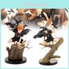Figura de PVC de alta calidad de Haikyuu de Hinata Shoyo y Kageyama Tobio con Base Detallada