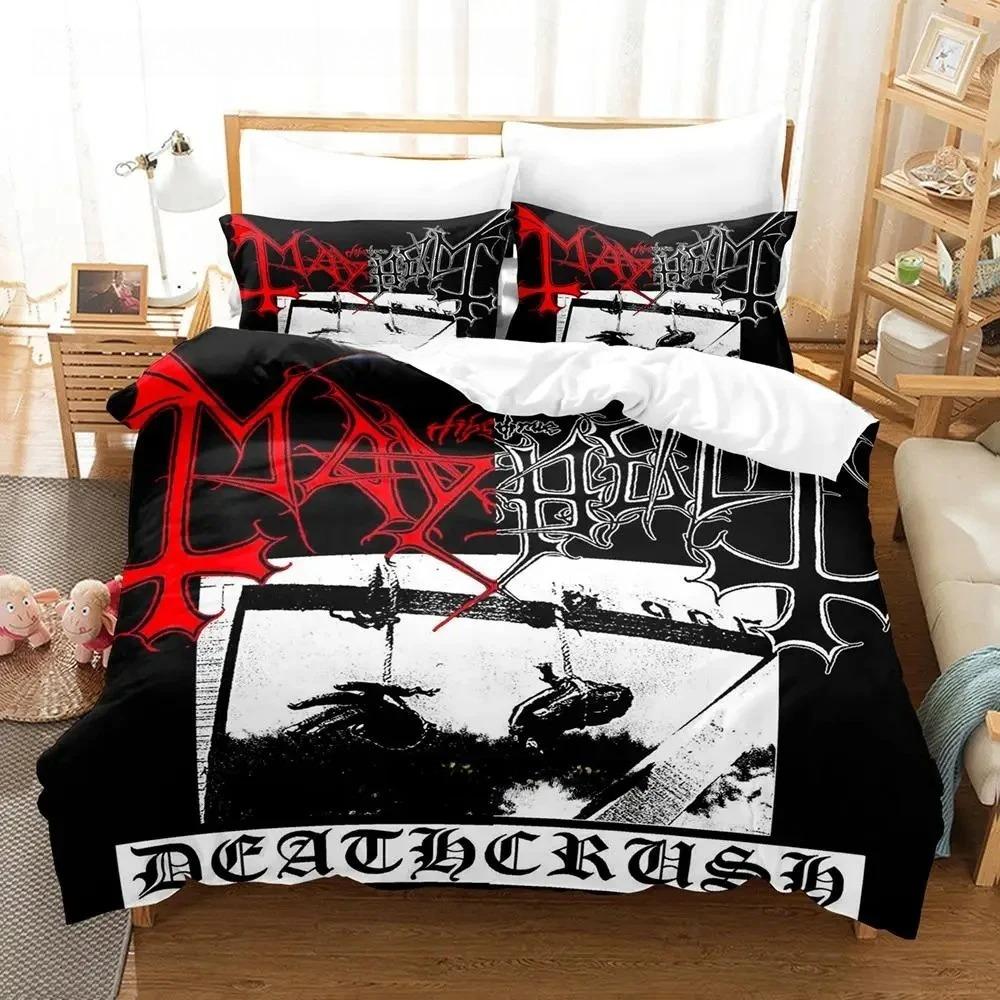 Mayhem Distressed Bedding Set Single Twin Full Queen King Size Bed Set Aldult Kid Bedroom Duvetcover Sets Skeleton Bed Sheet Set