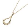 TIFFANY&Co. open teardrop Necklace K18 yellow gold 2g Women Used