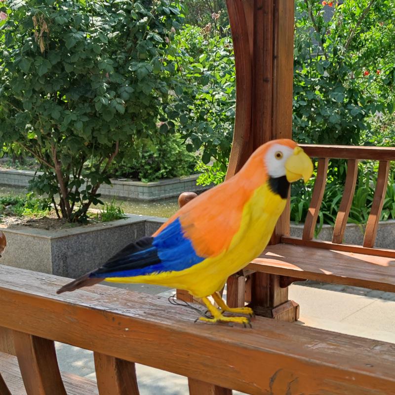 Kleurrijk Papegaaienveer Simulatiemodel - Nep Vogel Speelgoed Ornament Decoratie