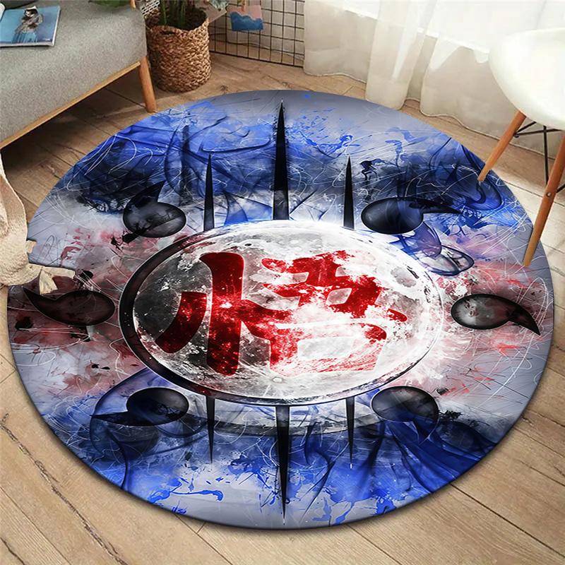 Dragon Ball Z Round Area Rug Carpet Rug For Living Room Bedroom Sofa Playroom Decor Nonslip Floor Mat