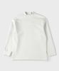 PANICALE Gray Brushed Logo Mock Neck T-Shirt