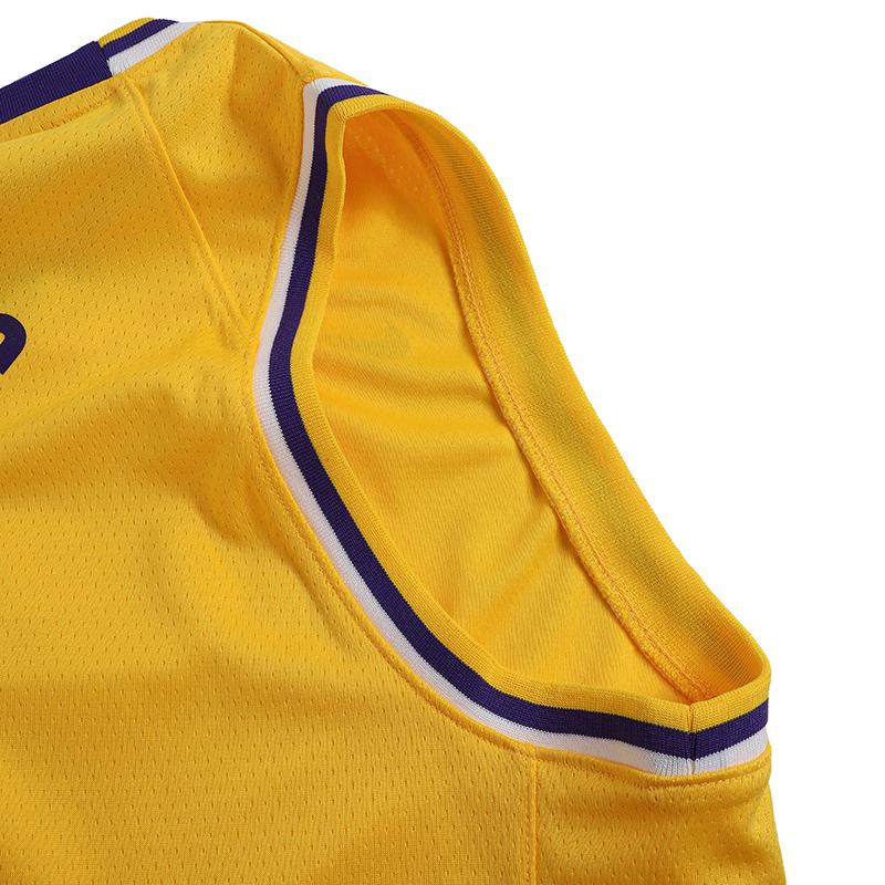 Nike Casual Sports Suit Nba Youth Los Angeles Lakers James 6 Breathable Quick-Dry Sports Vest Kids Sportswear Lakers-Yellow 3Z2B7BZ2P-LAK06