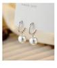 2023 Nové luxusní perlové náušnice: Stříbro 925, Špičkový design, Ideální pro podzim/zimu.