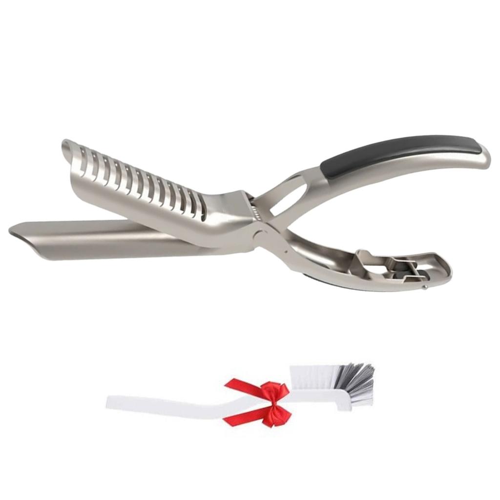 Professional Stainless Steel Rib Membrane Remover Tool Ergonomic Handle For Barbecue Preparation And Kitchen Use