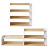 Korean Style Wooden Bookcase & Toy Storage Rack for Children's Room