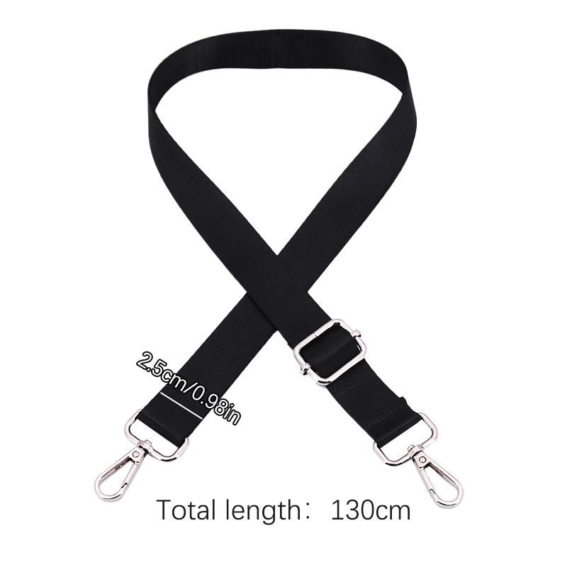 Shoulder Bag Strap Wide Replacement Strap For Bags Nylon Woman Messenger Bag Accessories Metal Buckle Bag Straps