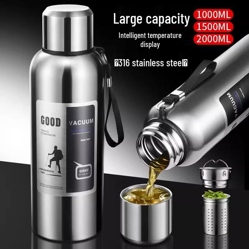 

MOZHOU 316 Stainless Steel All-Steel Insulated Outdoor Bottle