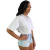 European & American Women's Fashion Casual Irregular Short-Sleeve Shirt - Summer New Arrival