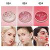 5 Colour Blush Powder Palette Eyes Cheeks Lips 3 in 1 Face Pearlescent Blush Cream Highlighter Contouring Powder Matte Eyeshadow Baked Powder