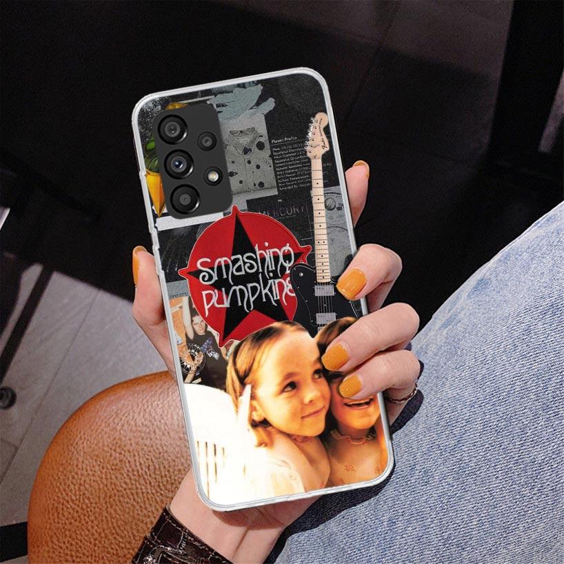 Rock The Smashing Pumpkins Phone Case For Samsung Galaxy A52 A32 A22 A12 A51 A31 A50S A30S A20S A10S Note 20 Ultra 10 Plus S10 A