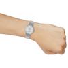 Casio Men's Analog Minimalistic White Marble Dial MTP-VT01DM-7AUDF, White, Modern