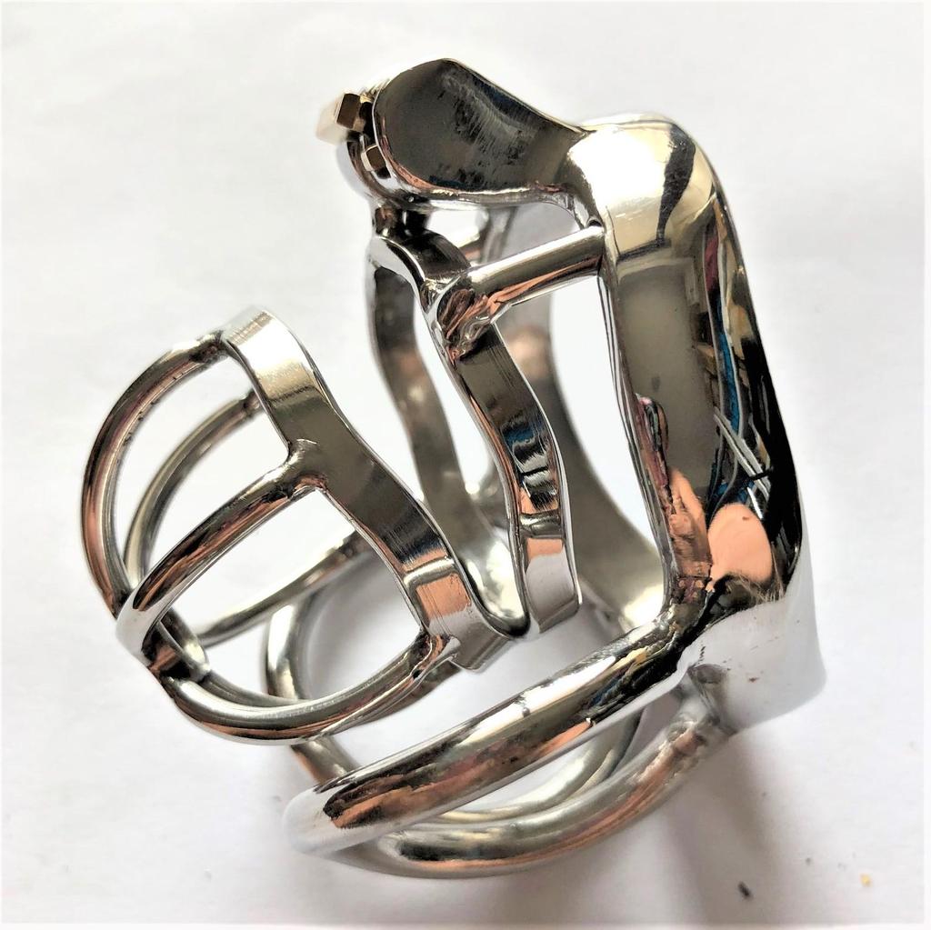 Prevent Extramarital Sex,Testis separate Cock Cage,Stainless Steel Male Chastity Device,Penis Lock,Cock Ring,Chastity Belt, M130