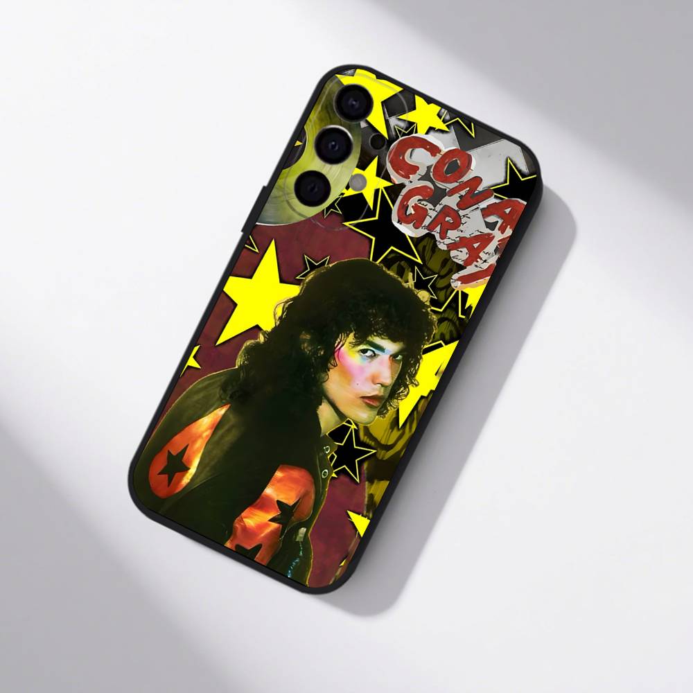 C-Conan Gray Wishbone Black Cover Phone Case For Samsung S25,S24,S21,S22,S23,S30,Ultra,S20,Plus,Fe,Lite,5G