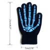 Glowing Hand Claw Gloves Full Finger Gloves Adult Unisex Gothic Knitting Gloves