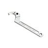 Professional Water Meter Tool Adjustable Hook Wrench With Square/ Round End for Plumbing And Repair Maintenances