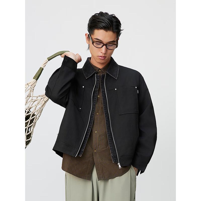 GXG Men's Faux Two-Piece Lapel Jacket