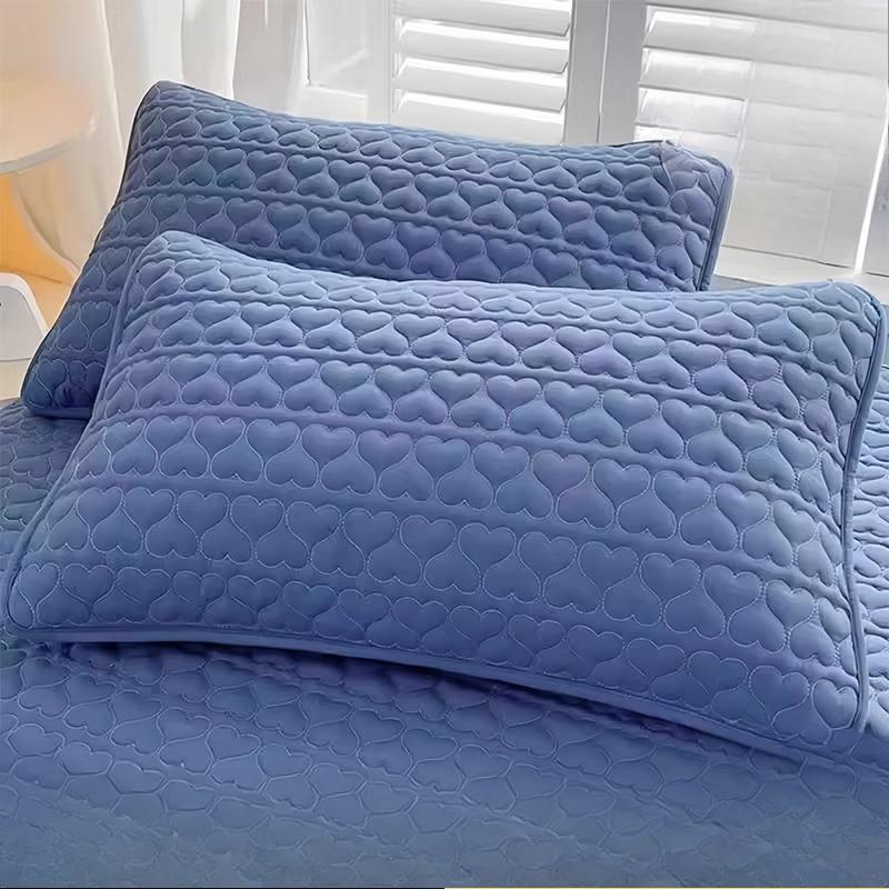 

Защитный чехол для подушки Изолирующий слой Утолщенная наволочка из 100% хлопка В комплекте с наволочкой Защита от грязи, клещей и пота 1pc синий