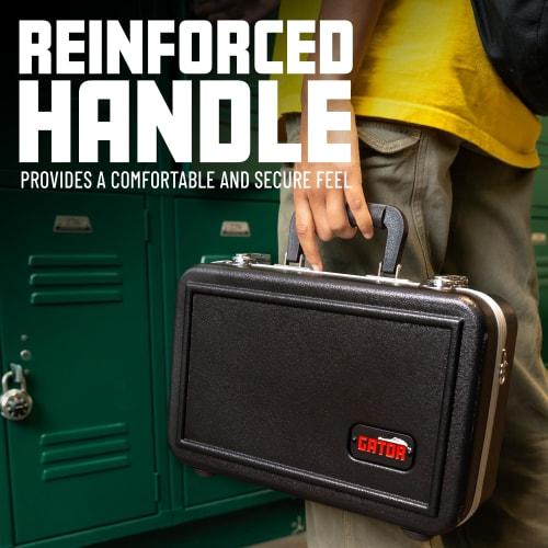 GATOR Andante Series Hard Case for Alto Saxophone, ABS Exterior, GC-ALTOSAX-23