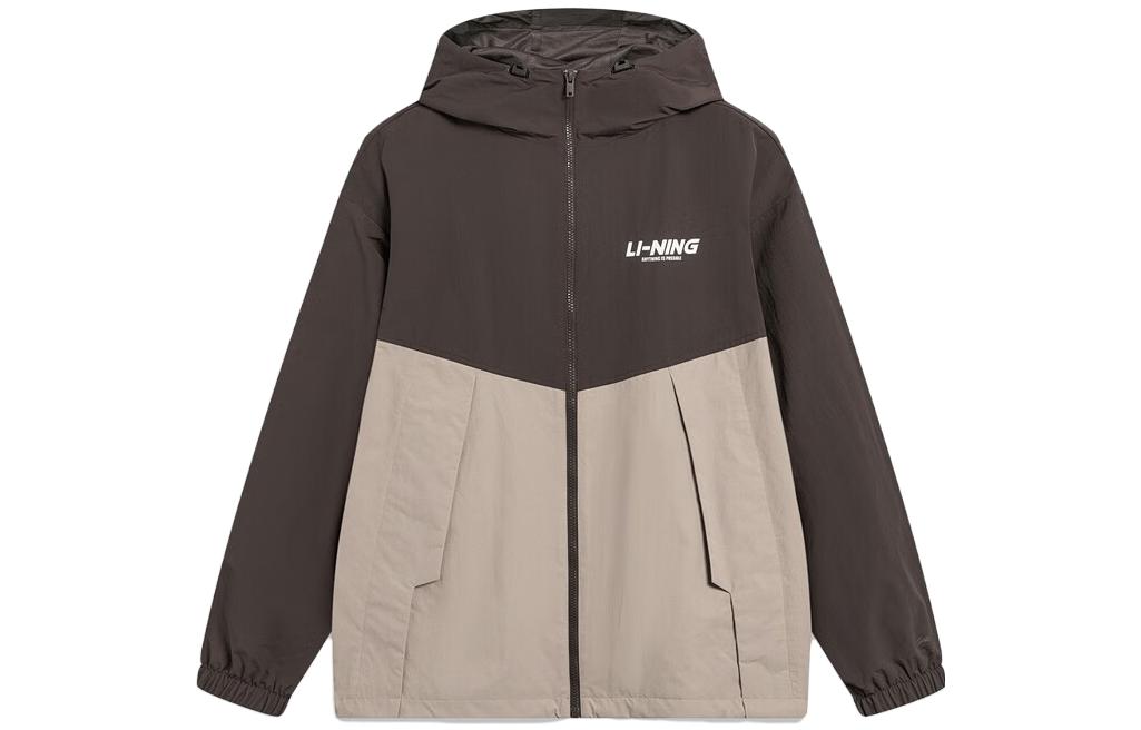 Li Ning Lotus Leaf Jacket Men s Black Brown AFDU837-2 L