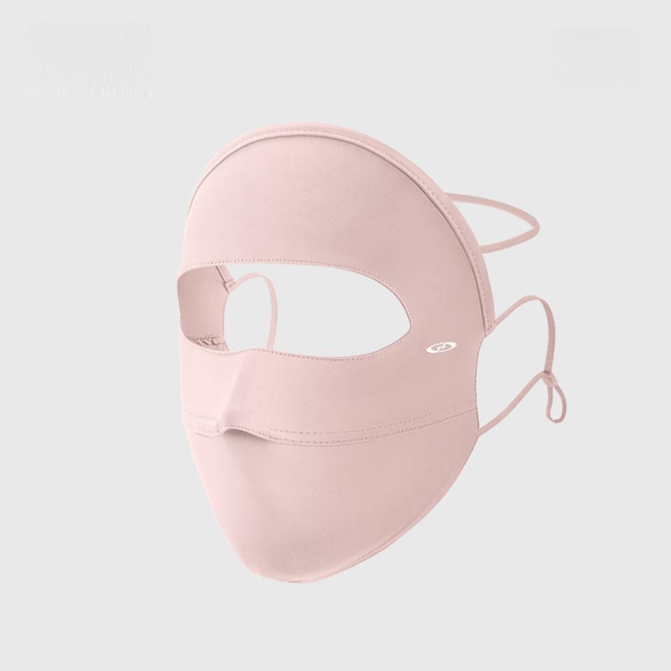 Full-face Sun Protection Mask Breathable UV-resistant Ice Silk Cool Veil Outdoor Forehead Eye Corner Protection Unisex
