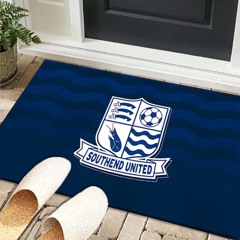 1PC rug Southend Crest Design Carpet, Chair Rug,Area Rug for Office Bedroom living rooms bedroom, Doormat decor Christmas fan gifts