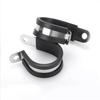 R-type Rubber Lined Clips Metal Pipe Mounting Fix Bracket  Hardware Electrical Fittings
