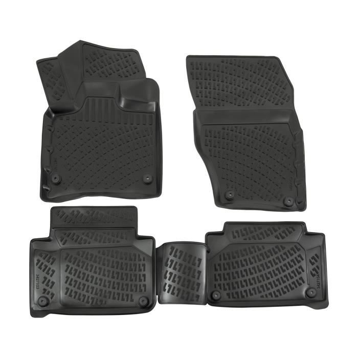 Tapis de sol - Exclusive - Citroën C3 Aircross - Caoutchouc - 4 pièces - Toutes saisons