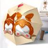 1pc Puppy Love Automatic Open/Close Umbrella - Compact Travel Umbrella, 8-Rib Heavy-Duty Construction, Ideal Gift, Outdoor Accessory015