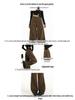 American Retro 2026 High-Waisted Wide-Leg Brown Jeans for Women