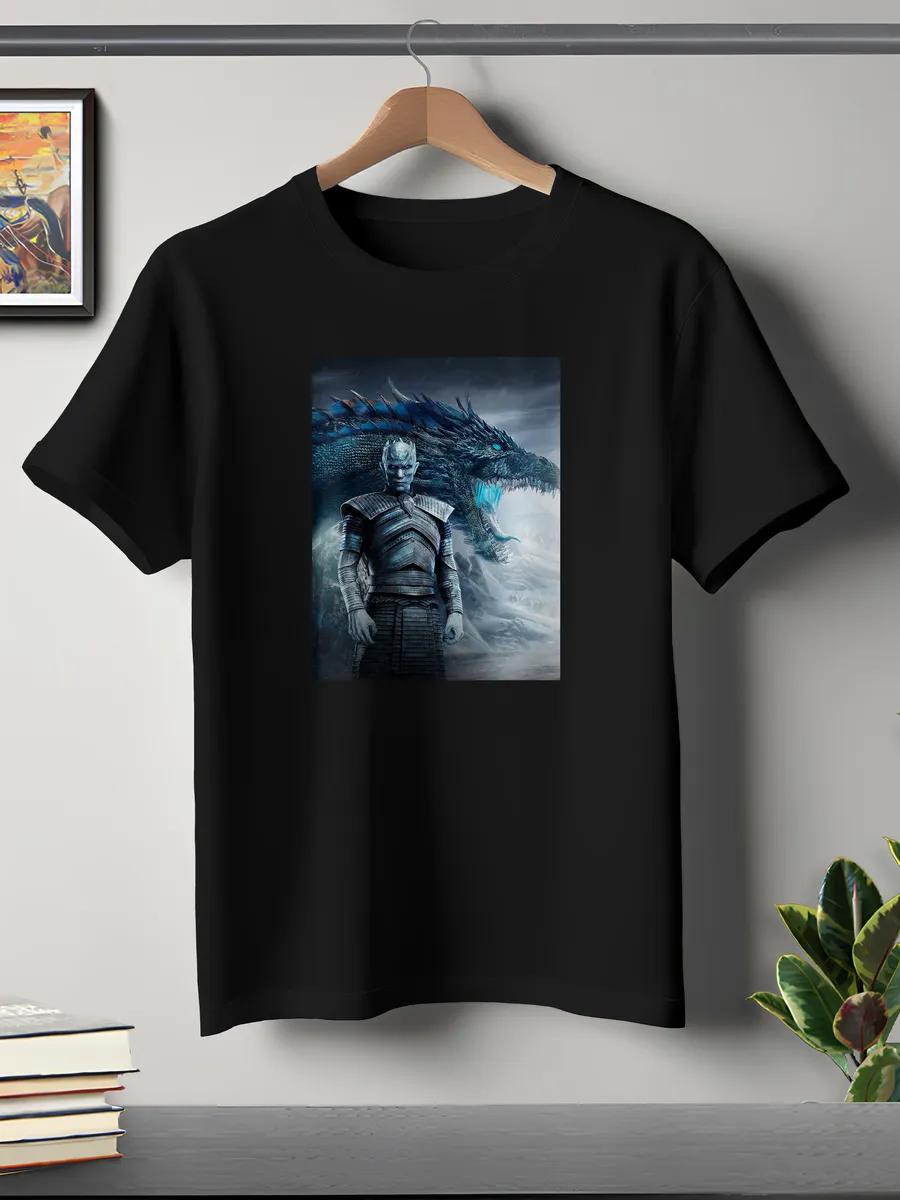 T-shirt with print: Max solves everything L