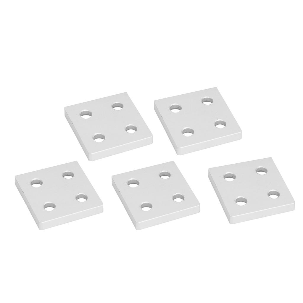 5Pcs Aluminum   End   Alloy Metal Cover Plate Linear Moving Parts 4040 Double