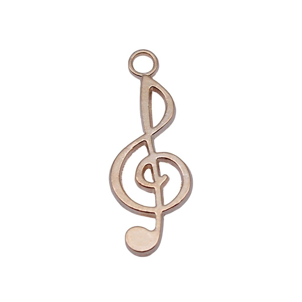 Jewelry Crafts Music Note Charms Alloy Pendants For Concert Collector