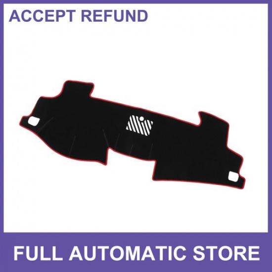 Car Dashboard Cover Black Red Dash Pad Single  for Toyota Camry 2012-2017