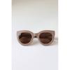 Anea Hill Women S Round Polarized SunglaSSeS ducheSS In Beige Beige