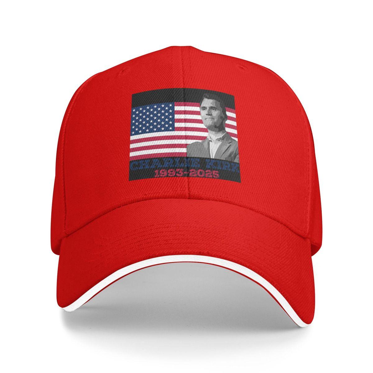 

Бейсболки Charlie Kirk Freedom Snapback Дышащие Повседневные Кепки для улицы Унисекс One Size