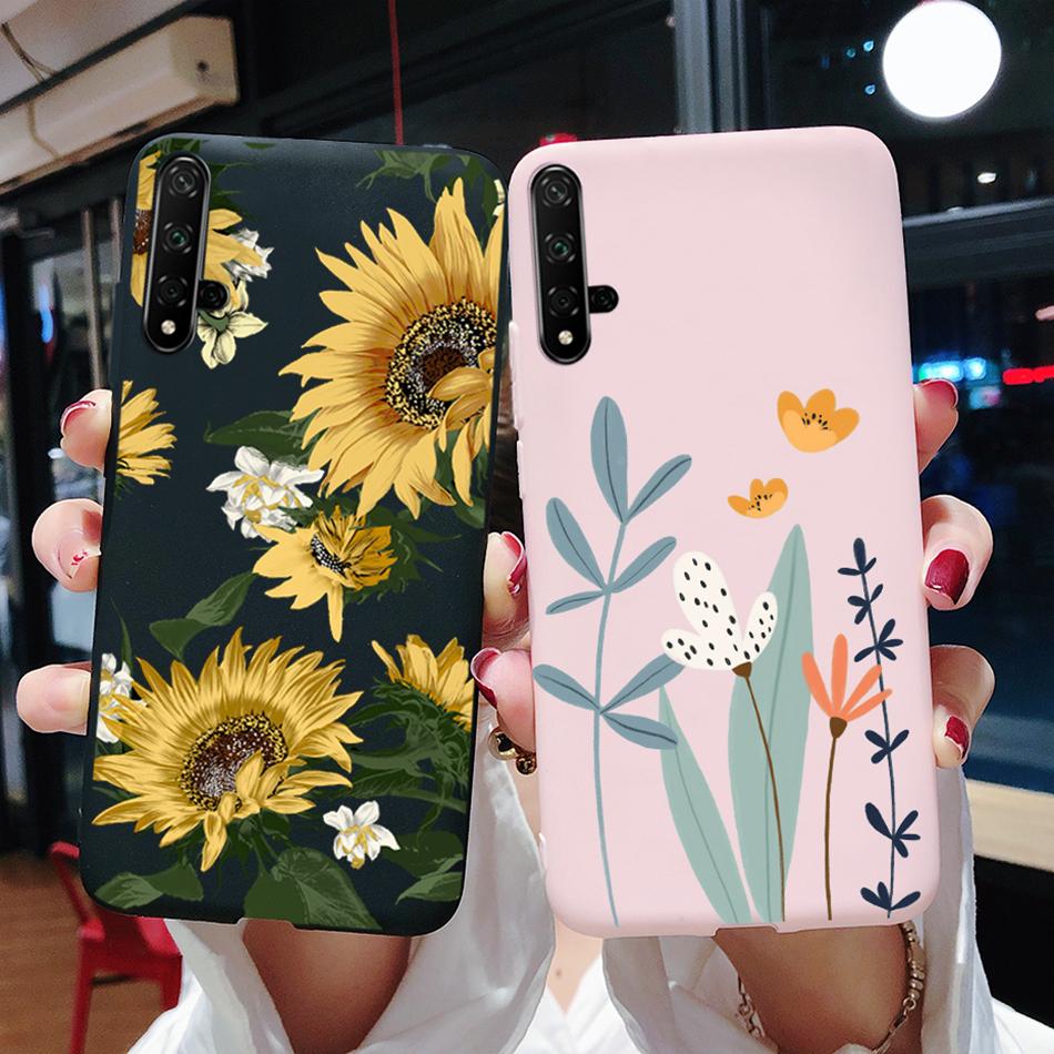For Honor 20 Case Cartoons Love Heart TPU Funda For Huawei Honor 20 Pro Lite YAL-L21 YAL-L41 20S MAR-LX1H Back Cover Phone Case